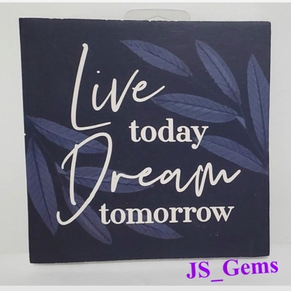New Motivational Home Wood Sign Décor